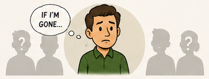 An employee wondering what happens if they are gone while coworkers depend on undocumented knowledge